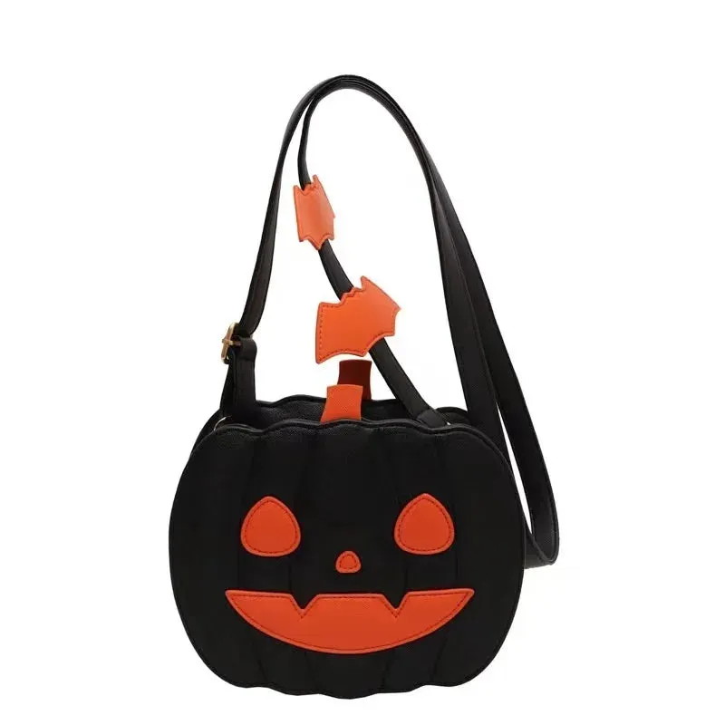 Sohiwoo Women's Y2K Korean Style Fashion Pumpkin Halloween Shoulder Bag Cartoon Fun Novelty Fantastic Cute Purses Crossbody Bags Handbag
