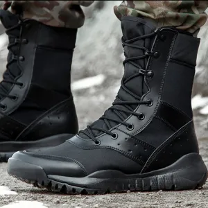 Summer Combat Boot Climbing Training Mesh Army Shoes