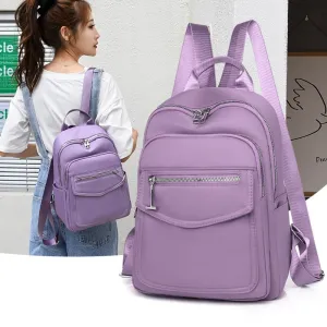 Summer New Fashion Women Backpack Oxford Cloth Waterproof Large Capacity Travel Backpacks
