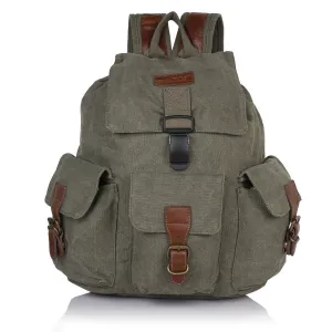 Suntop A28 16 L Backpack(Olive Green and Brown)