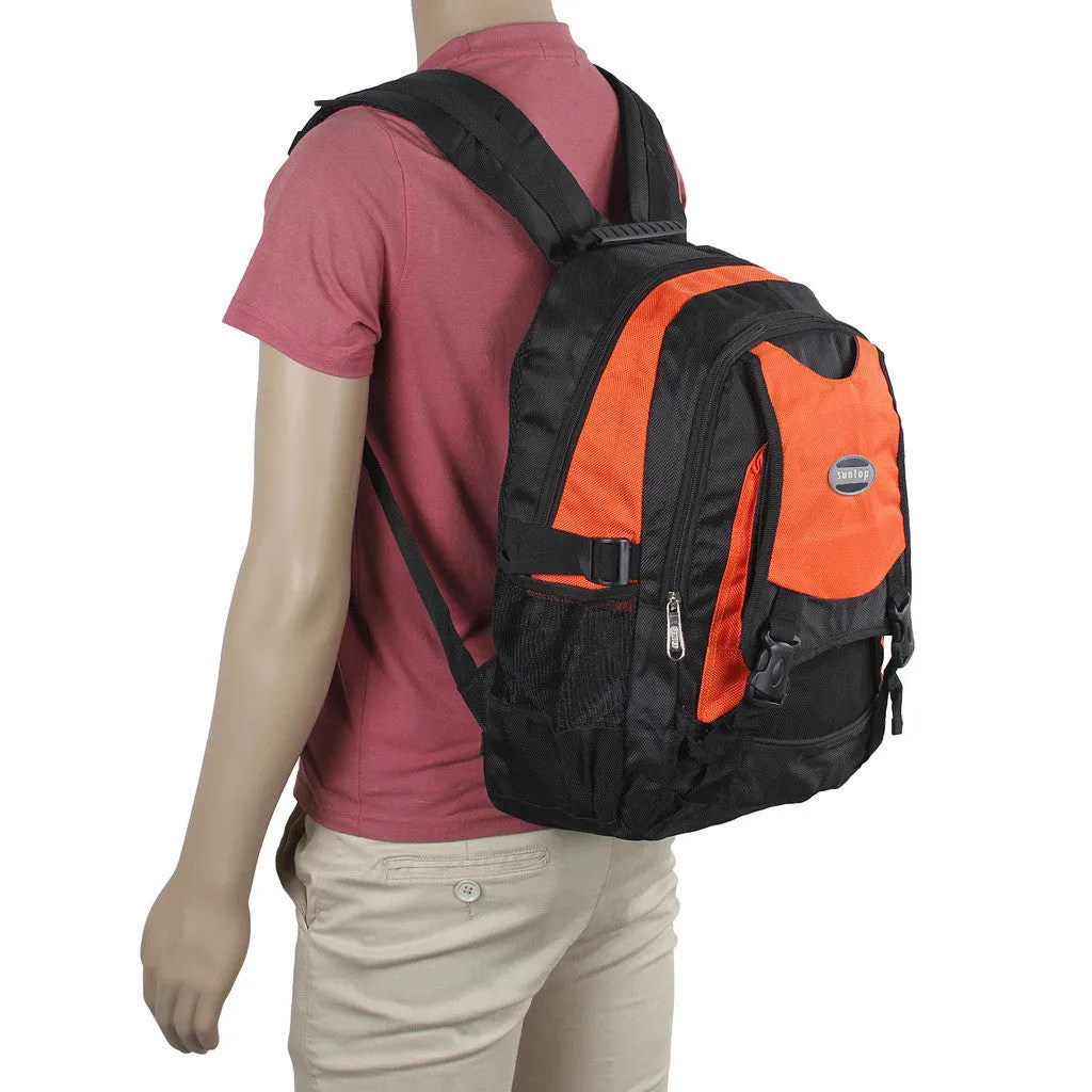Suntop A32 21 L Backpack(Black and Orange)