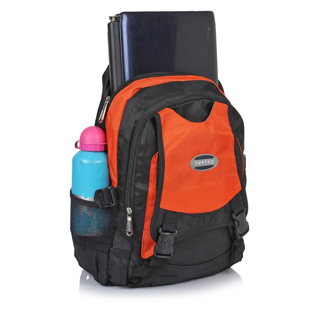 Suntop A32 21 L Backpack(Black and Orange)