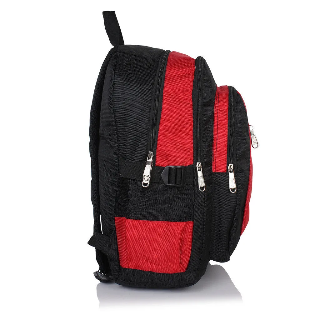 Suntop A58 19 L Backpack(Black and Red)