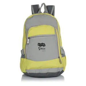 Suntop A87 25 L Backpack(Yellow ,Cream and Grey)