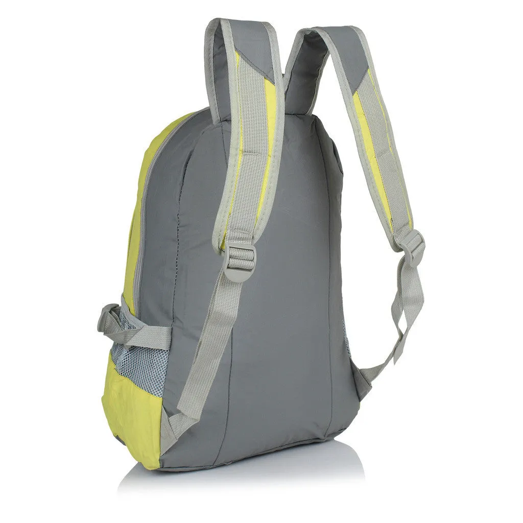 Suntop A87 25 L Backpack(Yellow ,Cream and Grey)