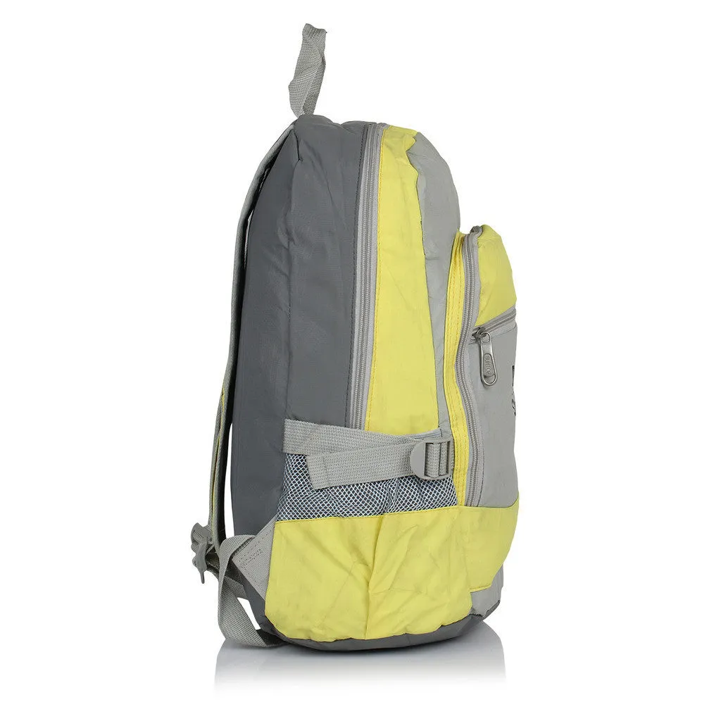 Suntop A87 25 L Backpack(Yellow ,Cream and Grey)
