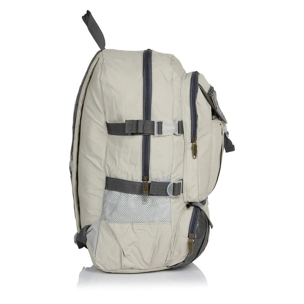 Suntop A88 24 L Backpack(Cream and Brown)
