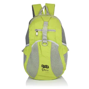 Suntop A94 19 L Backpack(Parrot Green and Grey)