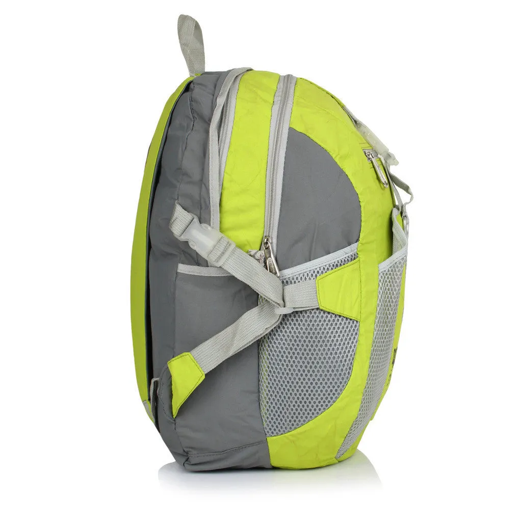 Suntop A94 19 L Backpack(Parrot Green and Grey)