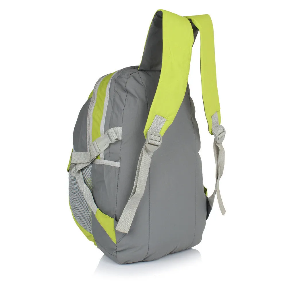 Suntop A94 19 L Backpack(Parrot Green and Grey)