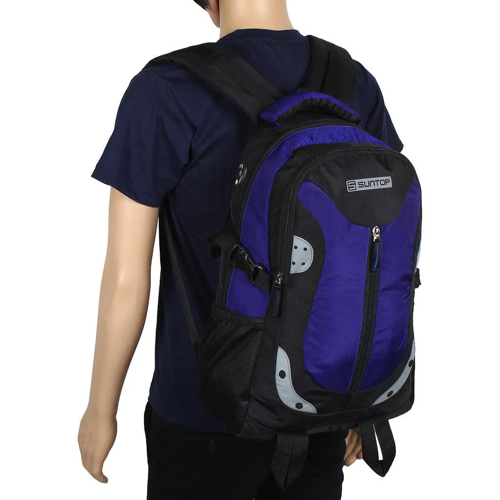 Suntop Neo 9 26 L Medium Backpack(Black and Indigo Blue)