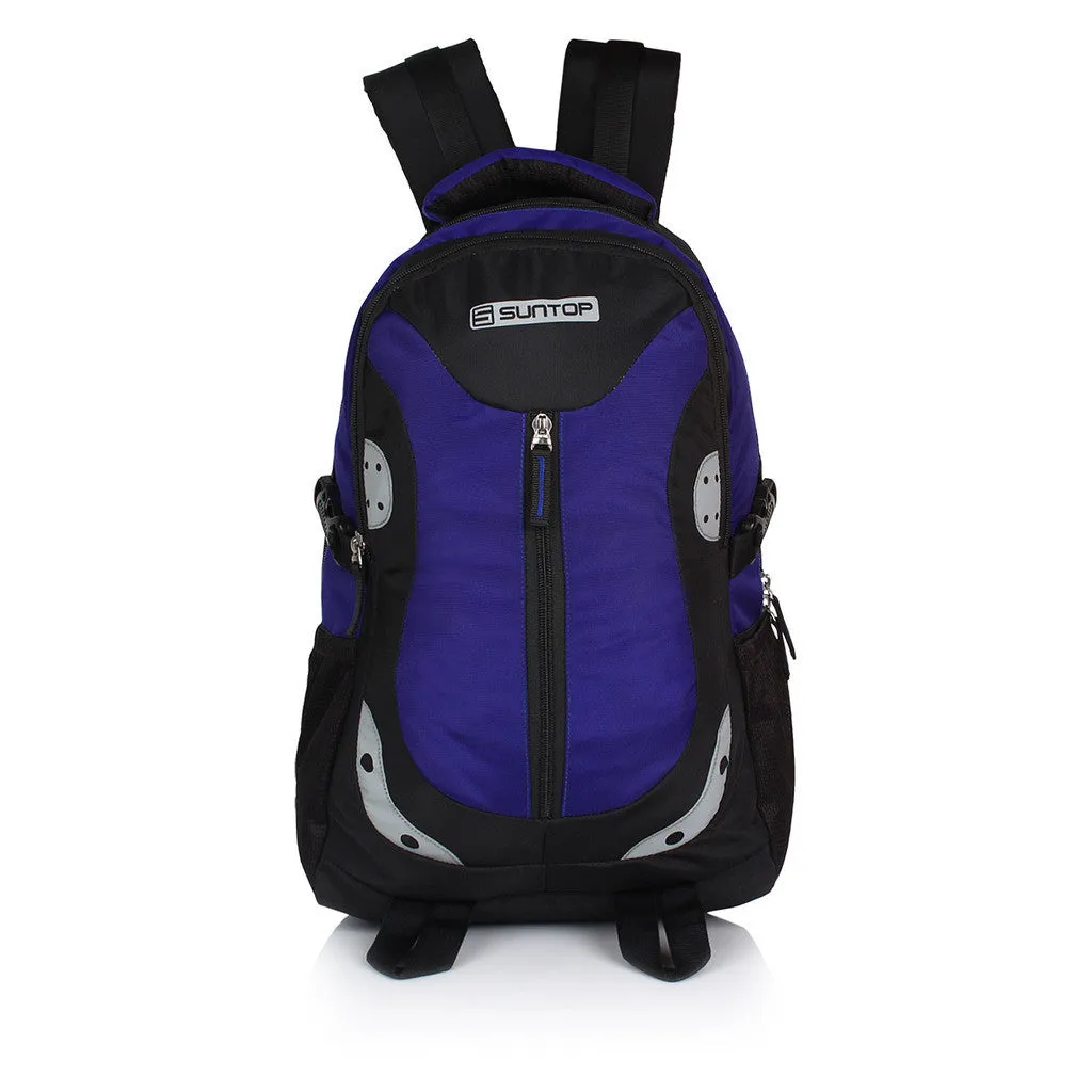 Suntop Neo 9 26 L Medium Backpack(Black and Indigo Blue)