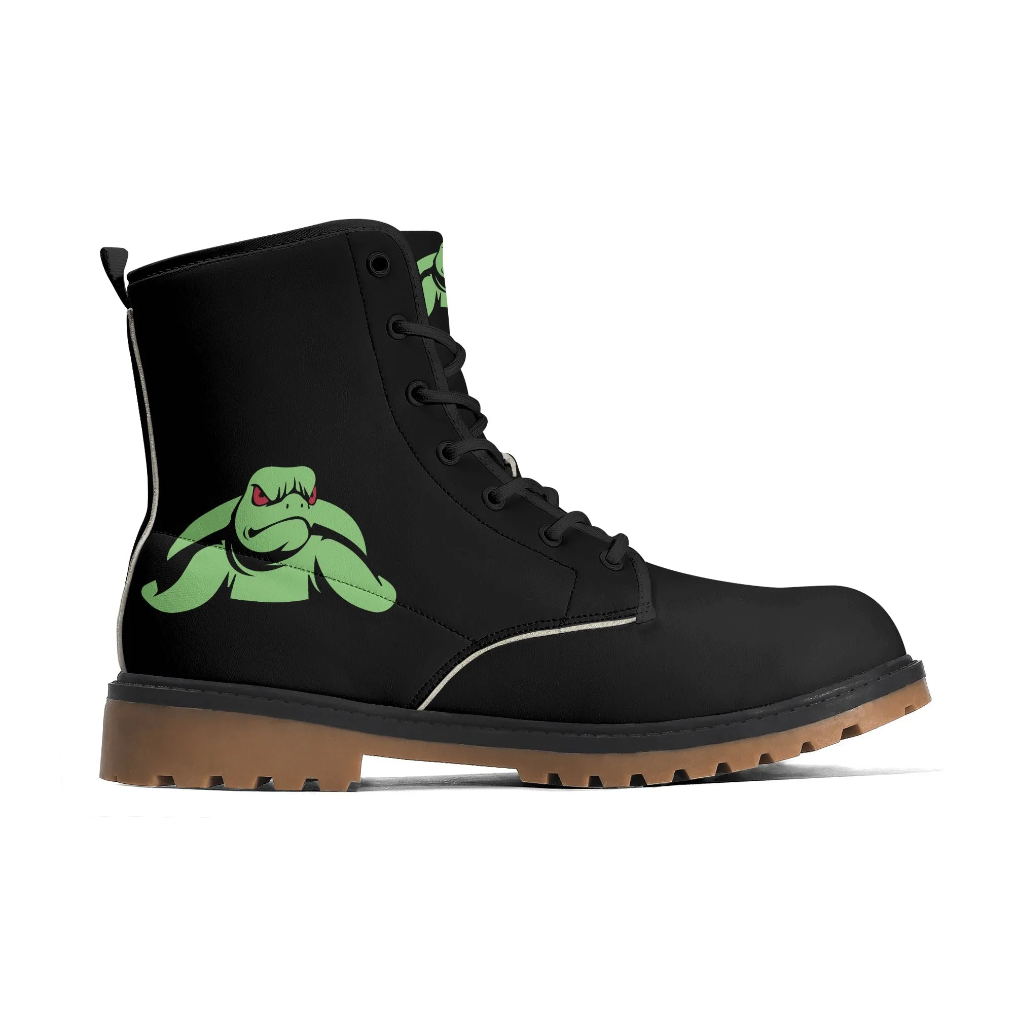 Turtle Womens Upgraded Brown Outsole Leather Boots