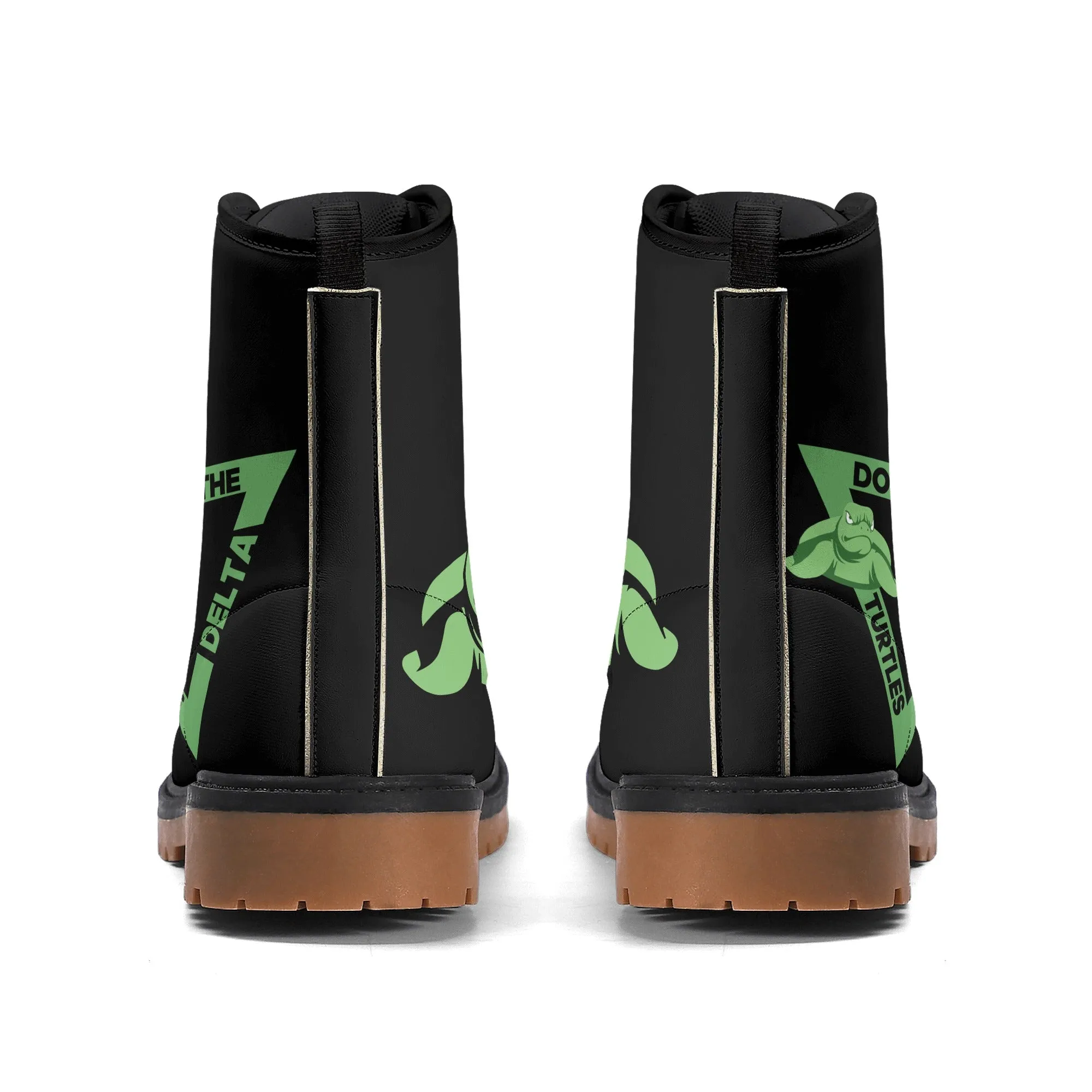 Turtle Womens Upgraded Brown Outsole Leather Boots