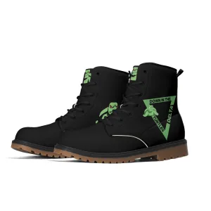 Turtle Womens Upgraded Brown Outsole Leather Boots