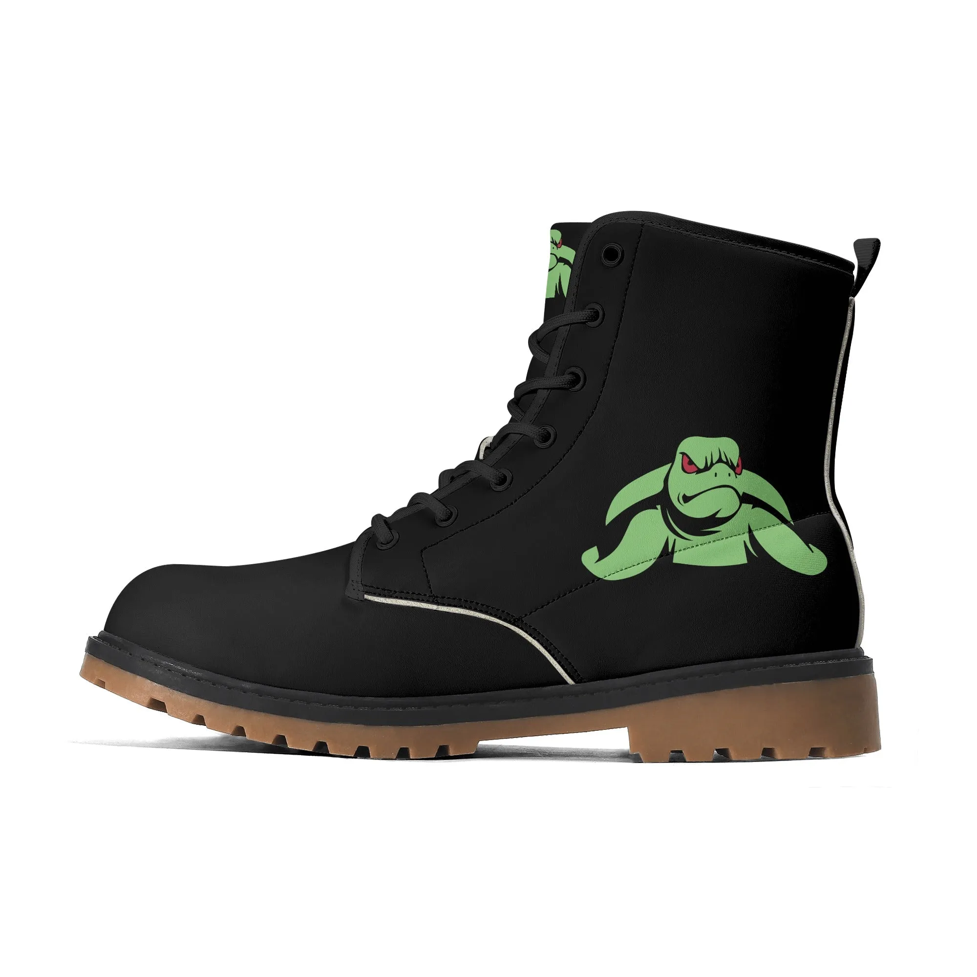 Turtle Womens Upgraded Brown Outsole Leather Boots