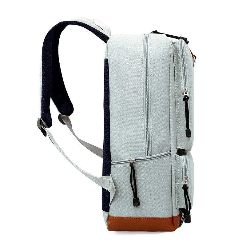 Unisex Waterproof Backpacks Men's Multipurpose Women Canvas Backpack School Bags for Laptop Notebook Mochila Feminina