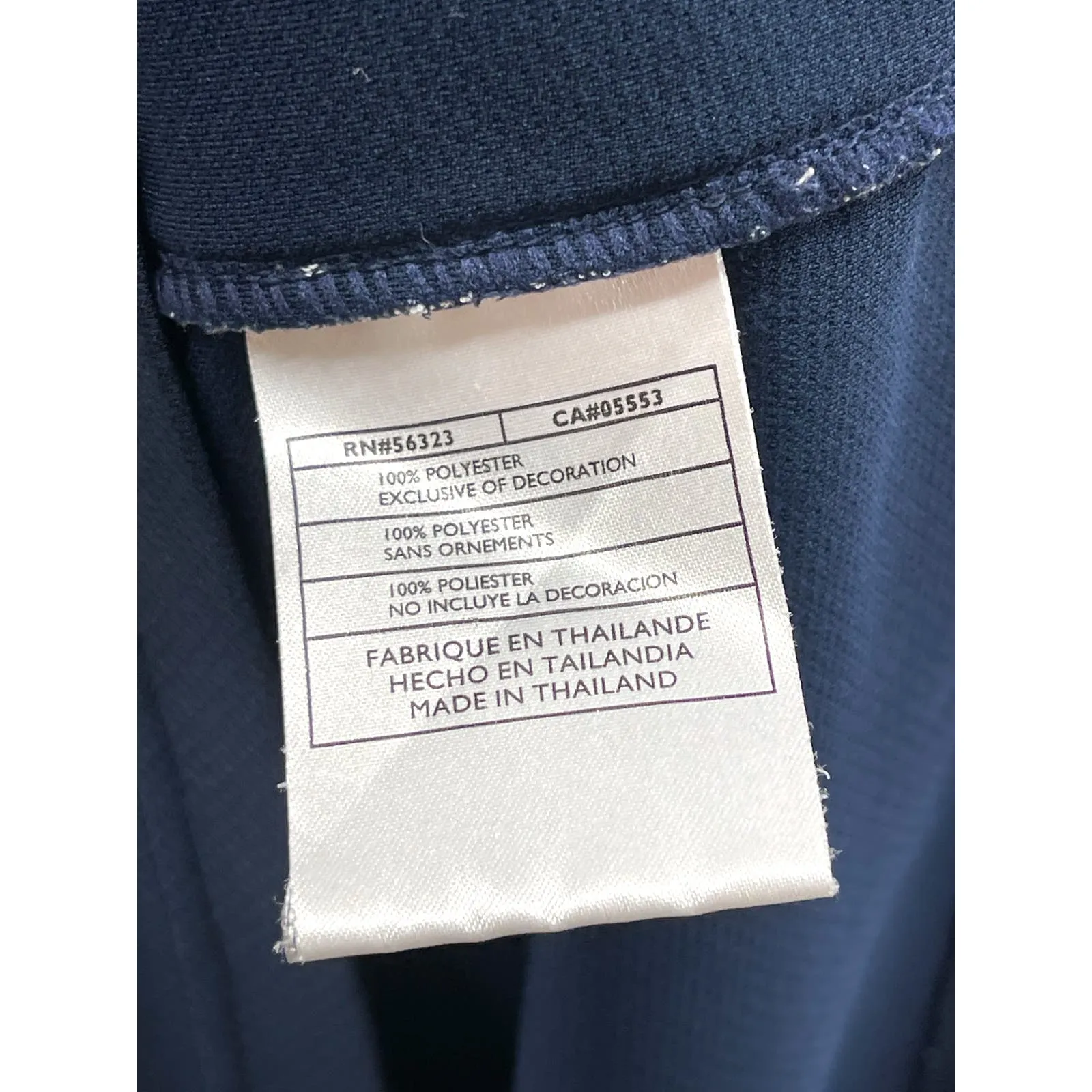 Vintage 2000's Nike Navy Workout Mesh Jersey Top