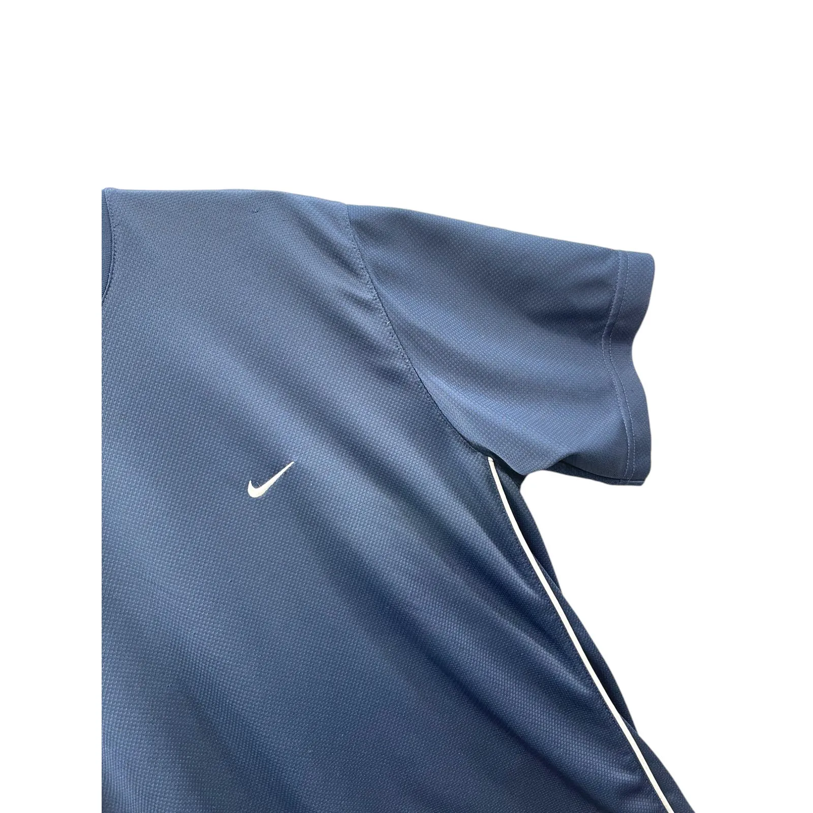 Vintage 2000's Nike Navy Workout Mesh Jersey Top