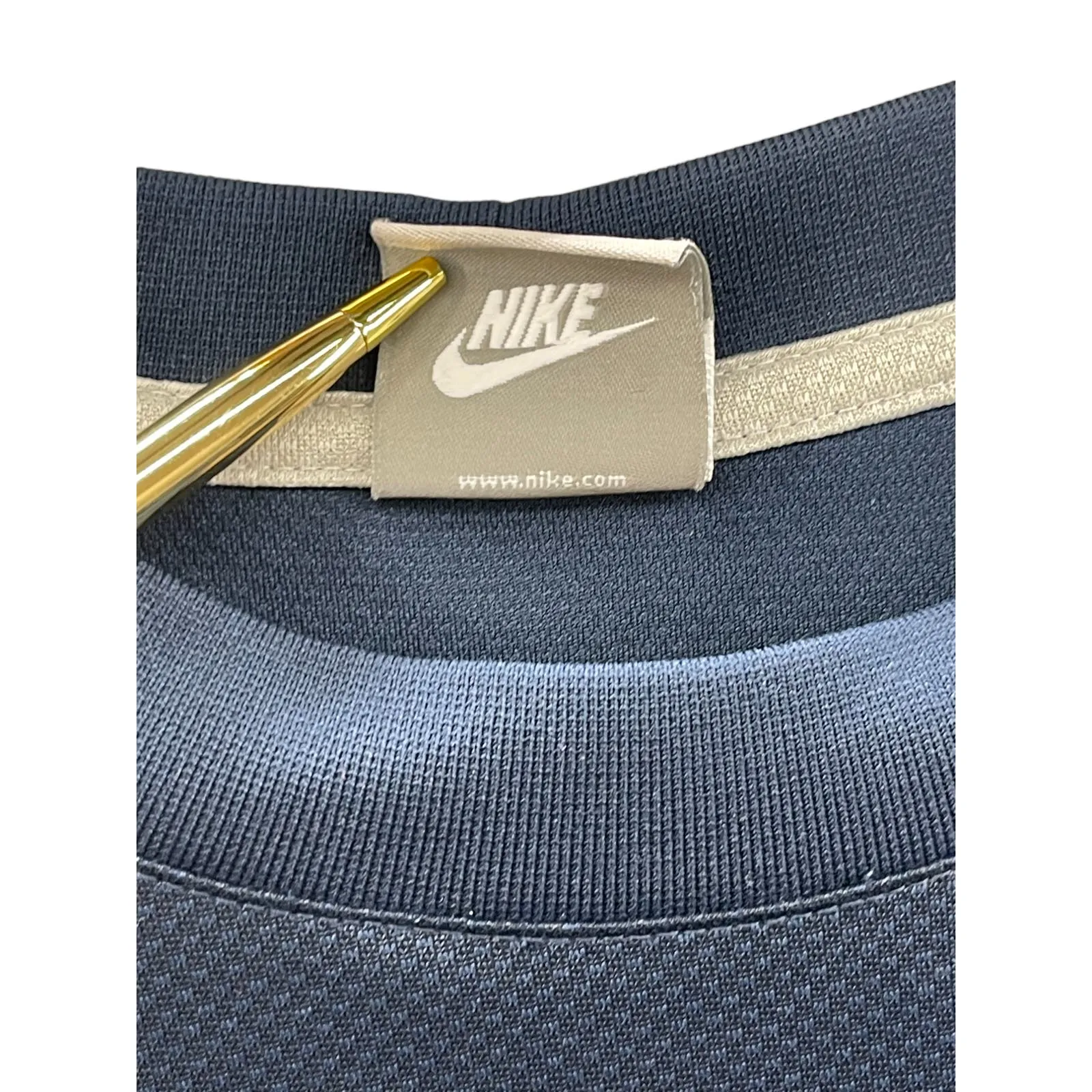 Vintage 2000's Nike Navy Workout Mesh Jersey Top