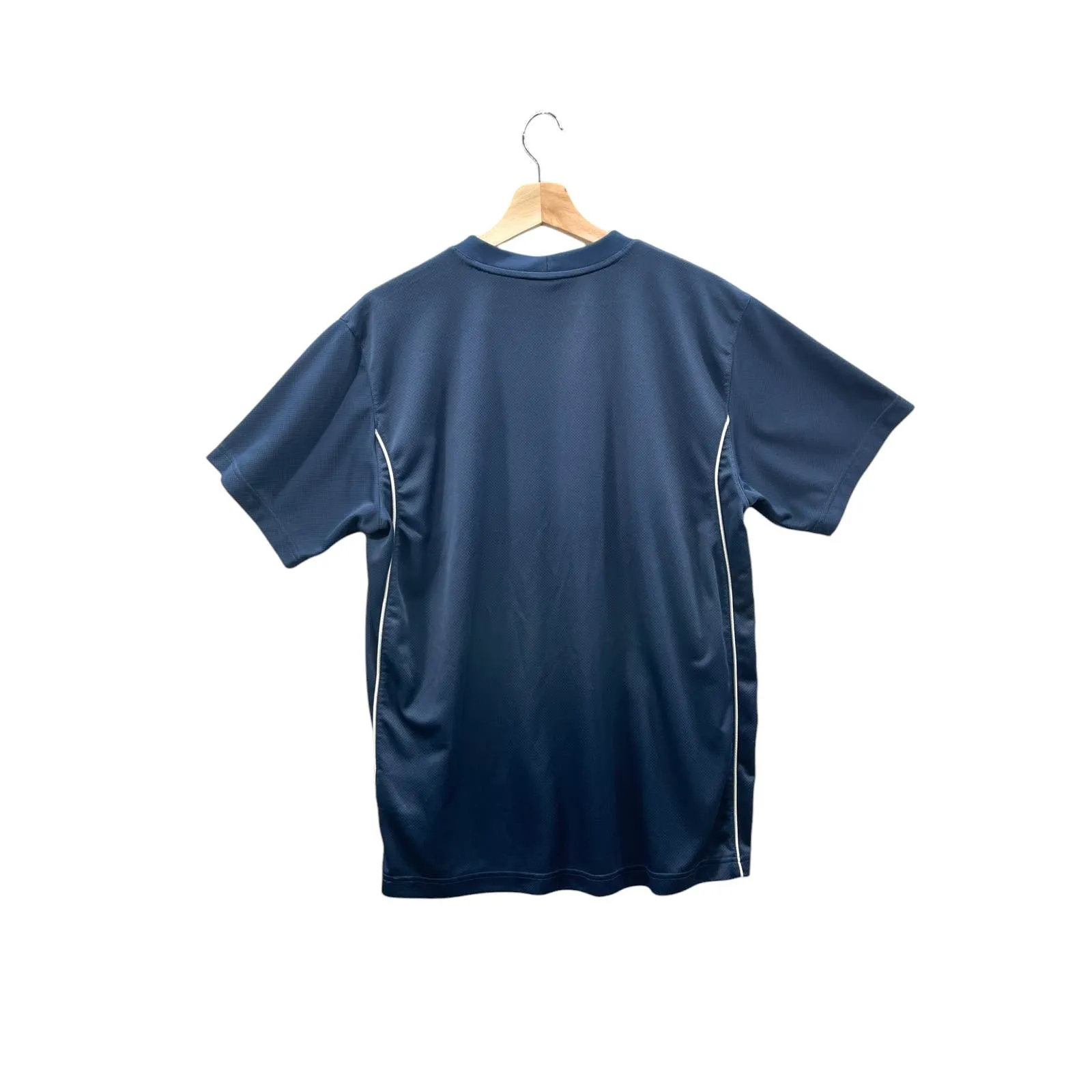 Vintage 2000's Nike Navy Workout Mesh Jersey Top