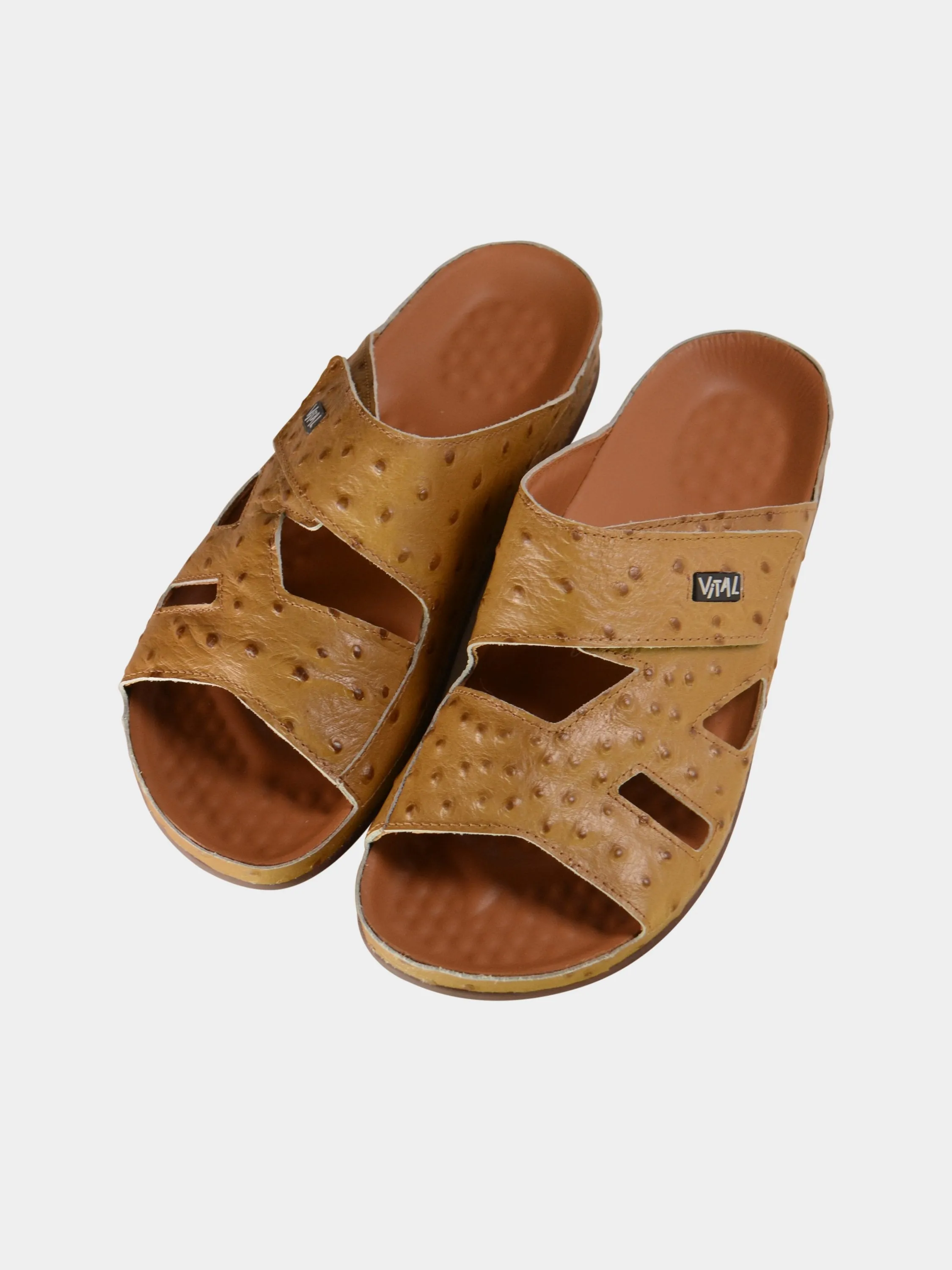 Vital Men's Detail Strap Leather Sandals