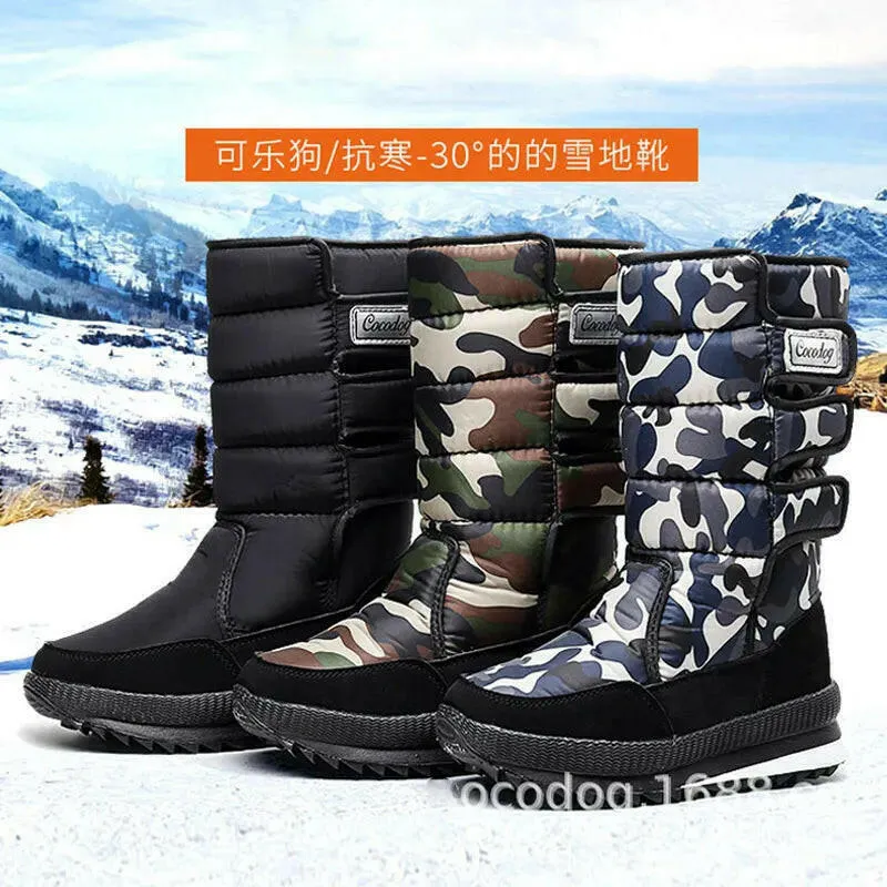 Waterproof Non-slip Boots Fashion Women Winter Shoes.