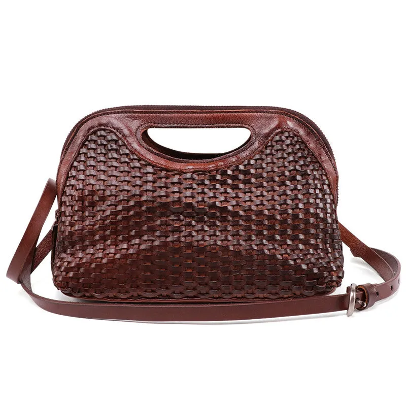 Western Womens Small Leather Side Bag Crossbody Handbags Purses for Women
