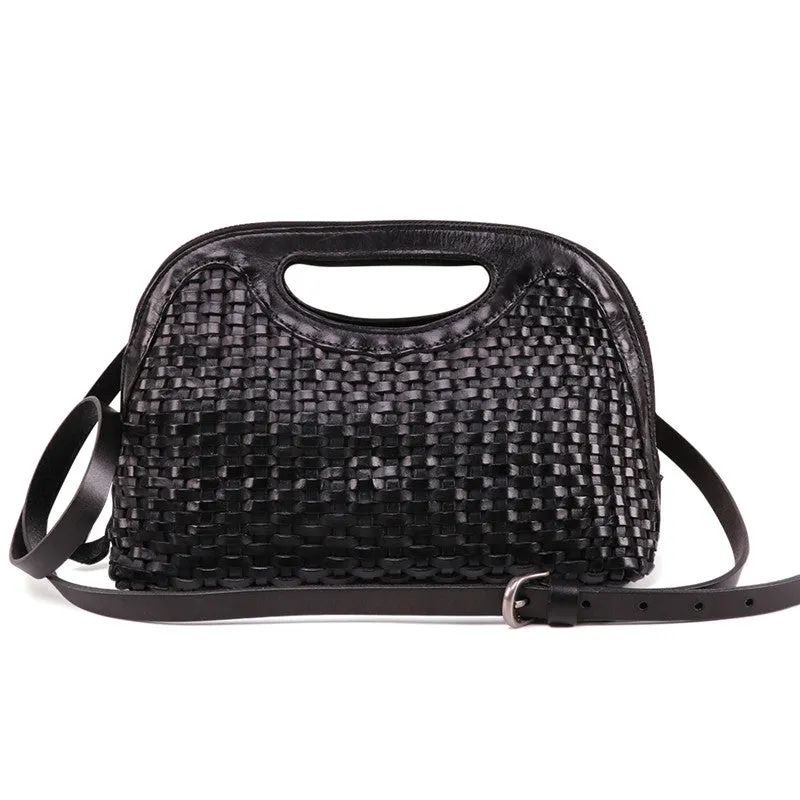 Western Womens Small Leather Side Bag Crossbody Handbags Purses for Women