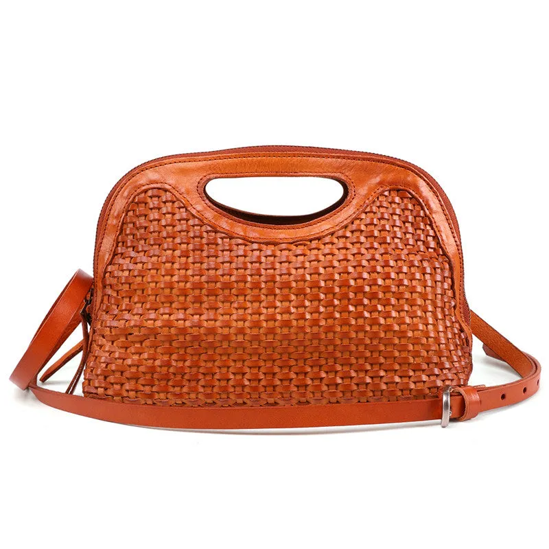 Western Womens Small Leather Side Bag Crossbody Handbags Purses for Women