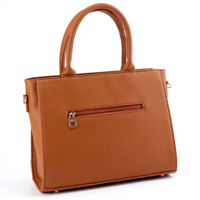 Women Leather Handbag Top Handle Tote Bag #T-675 #22