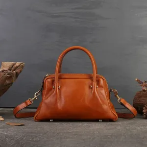 Women Retro Genuine Leather Handbag