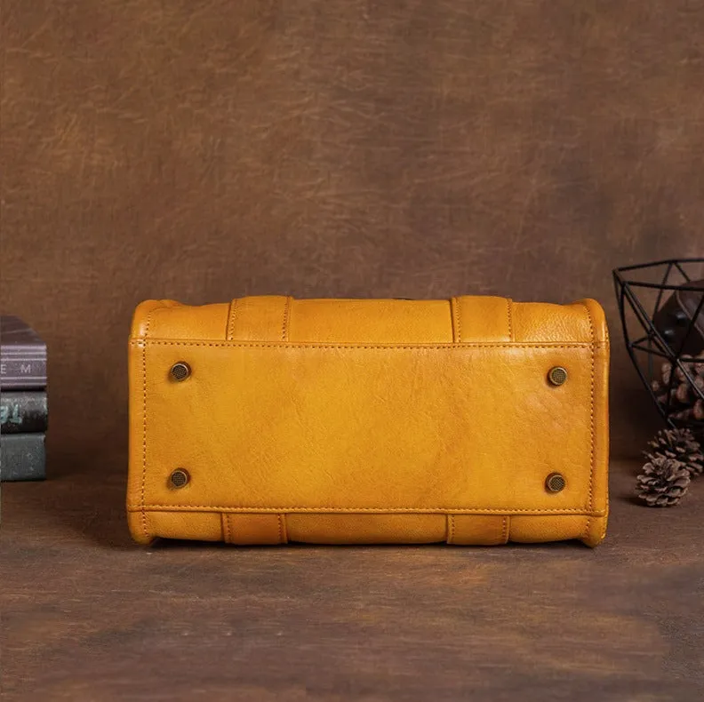 Women Vintage Butterfly Leather Handmade Cowhide Bags