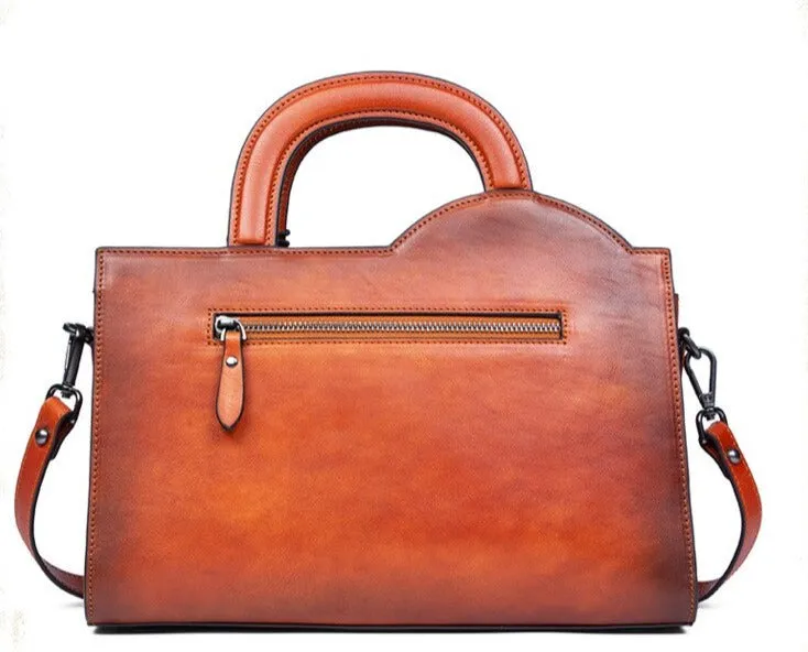 Women Vintage Genuine Leather Crossbody Bag