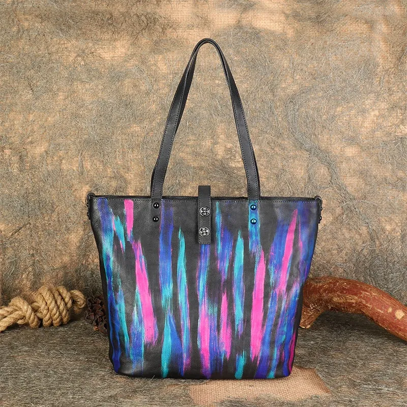 Women's Genuine Leather Handbags Leather Tote Bags For Women