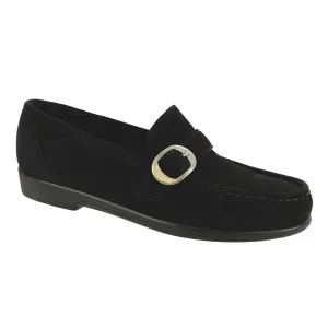 Women's Lara Slip On Loafer Black Suede
