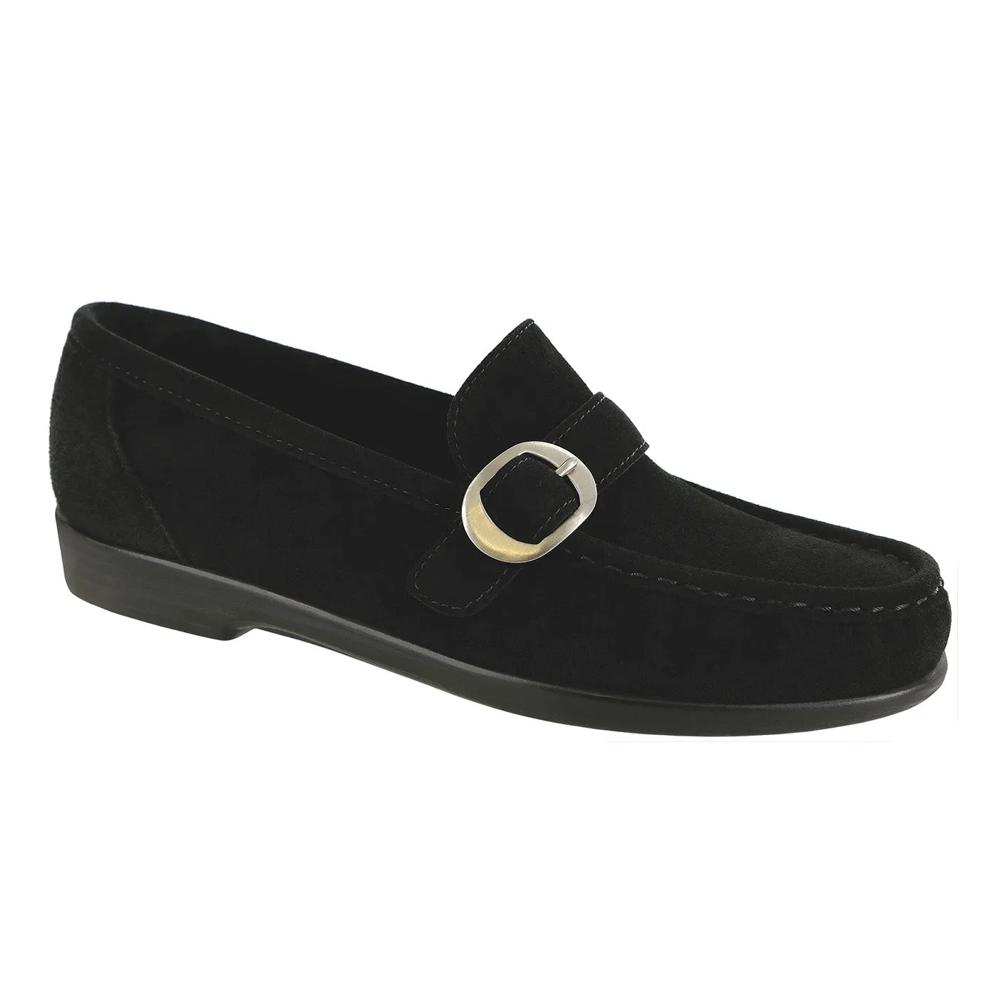 Women's Lara Slip On Loafer Black Suede
