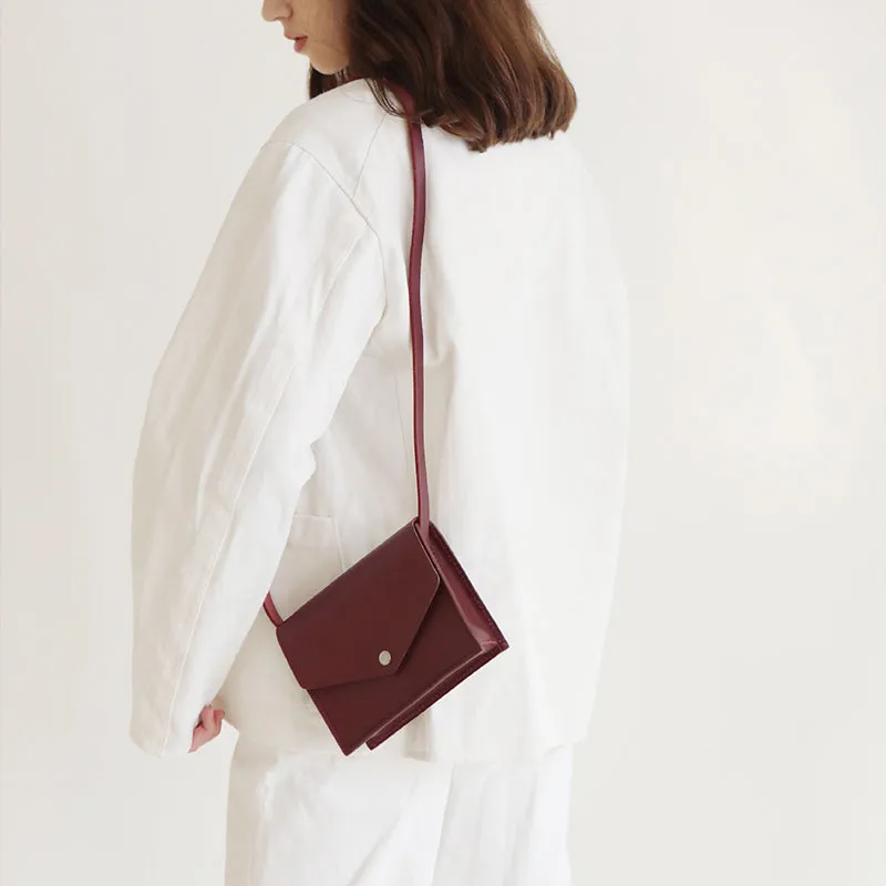 Womens Small Leather Crossbody Bags Purses Leather Shoulder Bags for Women