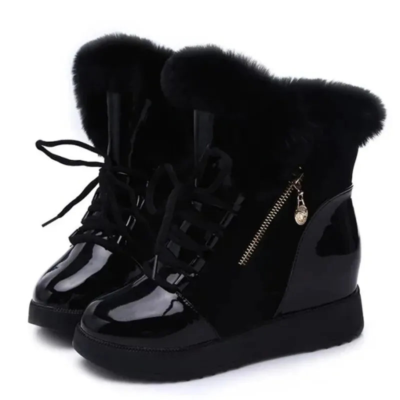 Women's Thick Fur Winter Snow Boots