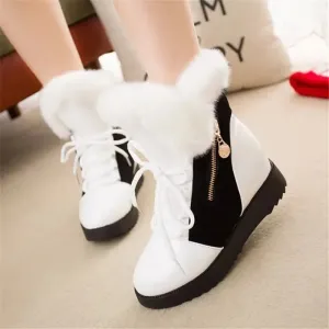 Women's Thick Fur Winter Snow Boots