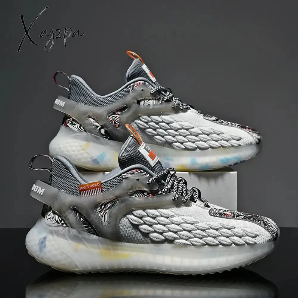 Xajzpa - Men's Basketball Shoes Breathable Cushioning Non-Slip Wearable Sports Shoes Gym Training Athletic Basketball Sneakers for Women