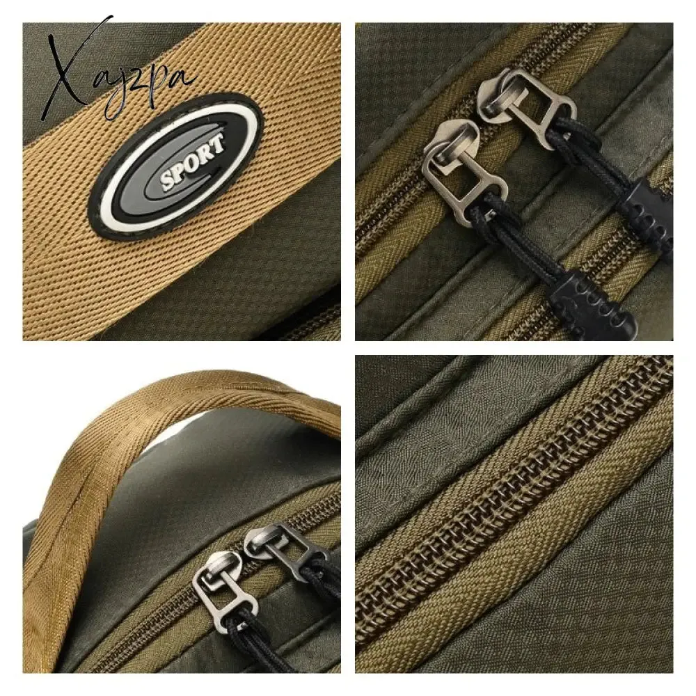 Xajzpa - Men's Multi-function Shoulder Bag Fashion Waterproof Chest Bag Travel Cross body Messenger Pack Oxford Handbag For Male