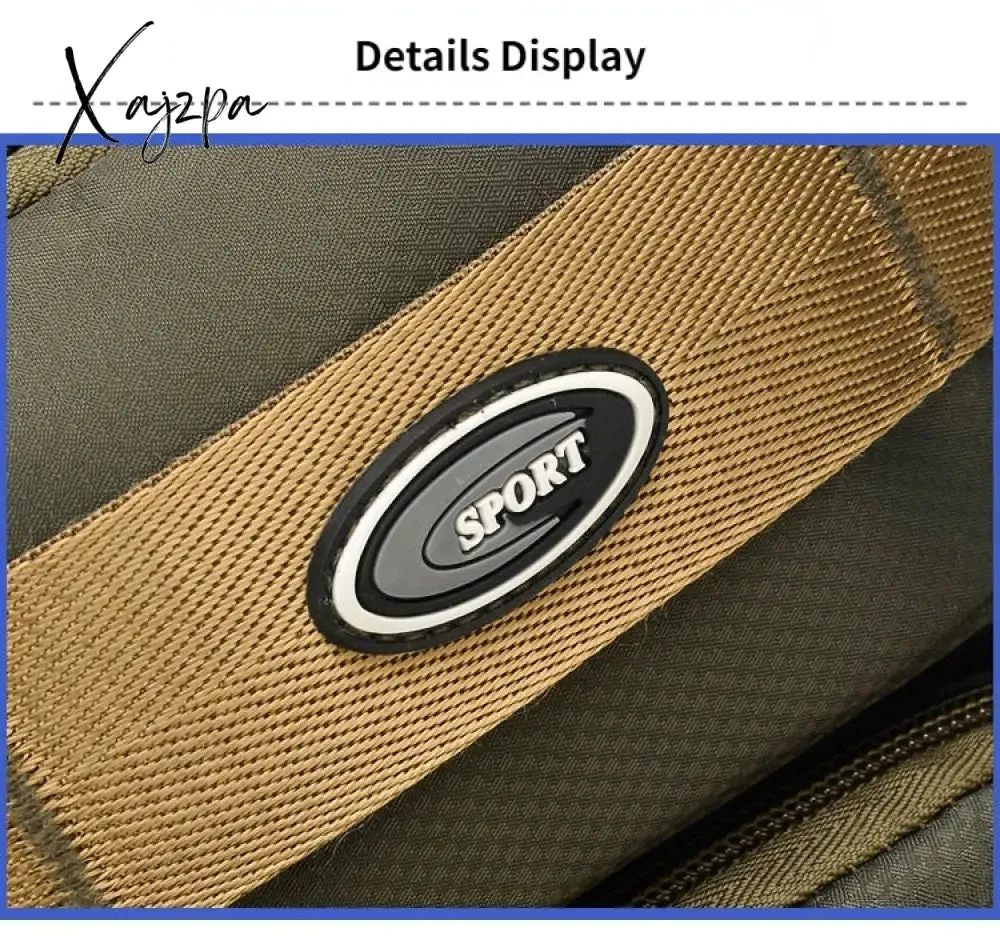 Xajzpa - Men's Multi-function Shoulder Bag Fashion Waterproof Chest Bag Travel Cross body Messenger Pack Oxford Handbag For Male