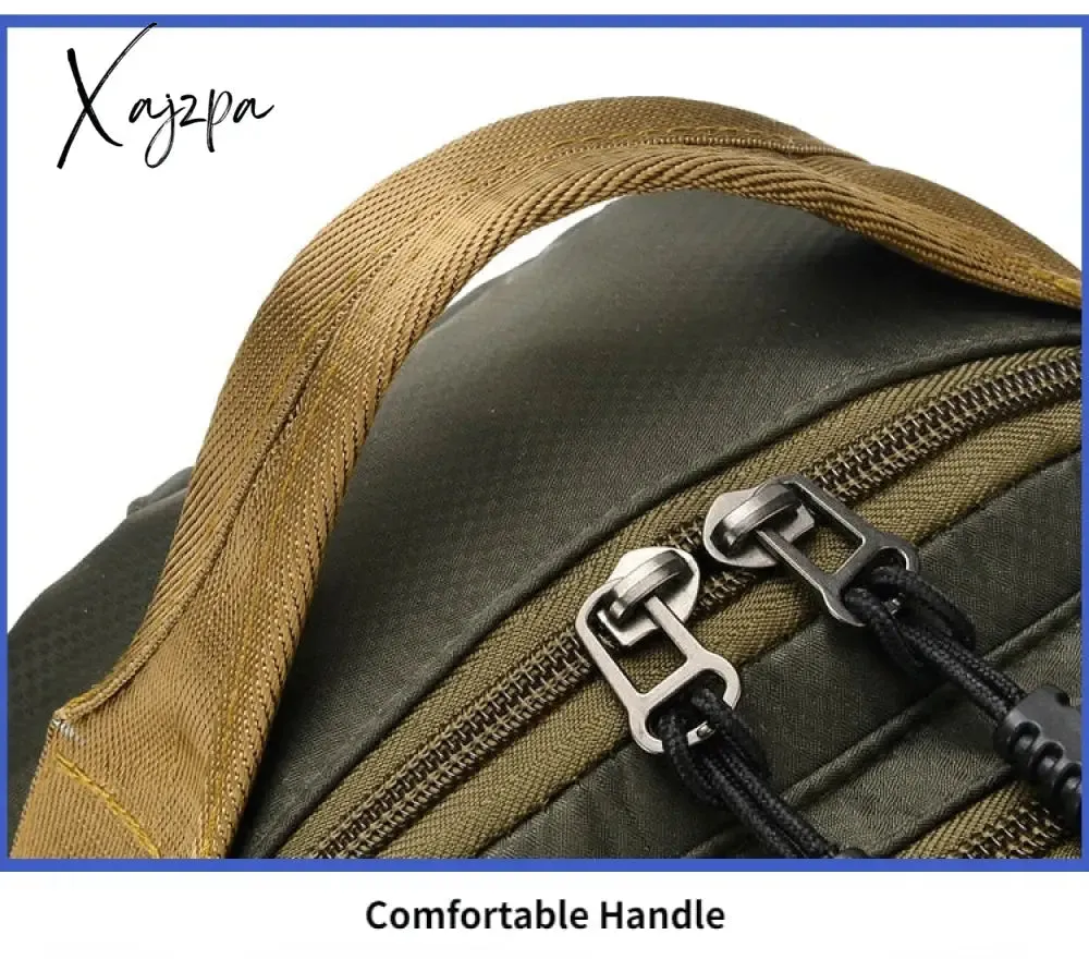 Xajzpa - Men's Multi-function Shoulder Bag Fashion Waterproof Chest Bag Travel Cross body Messenger Pack Oxford Handbag For Male